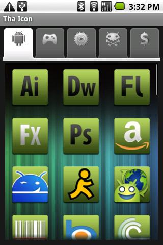 Tha Icon: Grass Android Themes