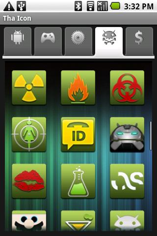 Tha Icon: Grass Android Themes