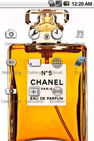 Chanèl no5 theme Android Themes