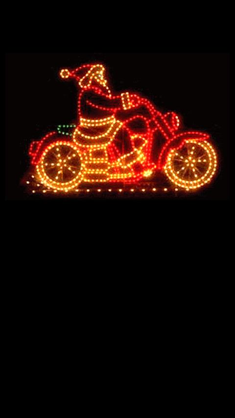 Christmas Santa motorcycle Android Themes