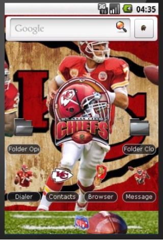 Kansas Chiefs 2010 HD Theme Android Themes
