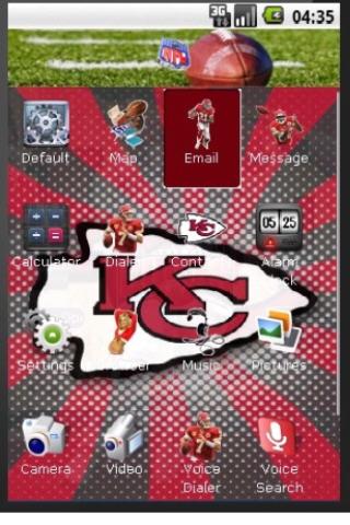 Kansas Chiefs 2010 HD Theme Android Themes