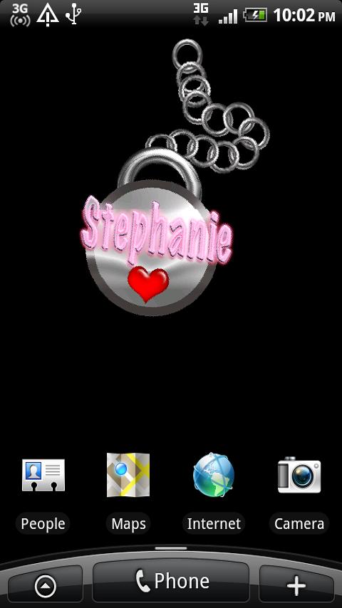 Stephanie Name Tag Android Themes