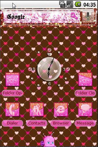 LovePinkNBrown Theme Android Themes