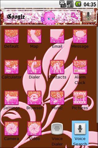 LovePinkNBrown Theme Android Themes