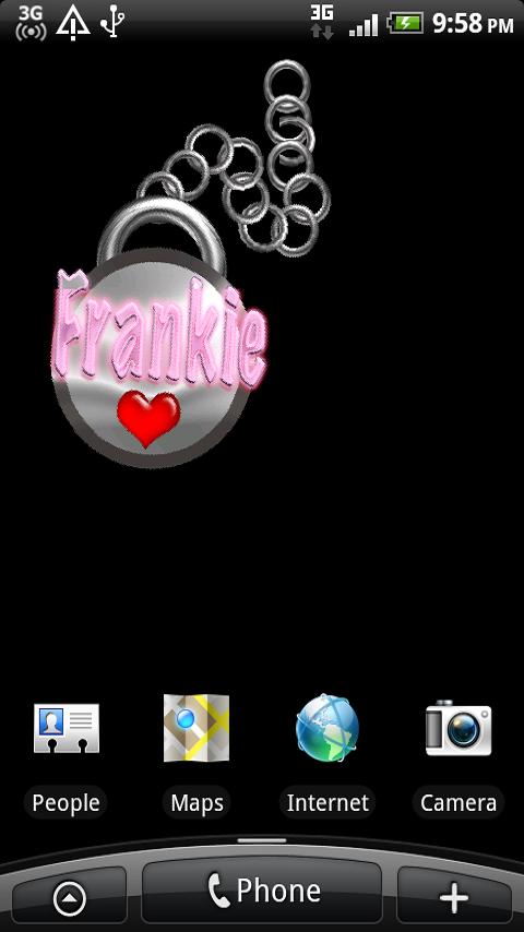 Frankie Name Tag Android Themes