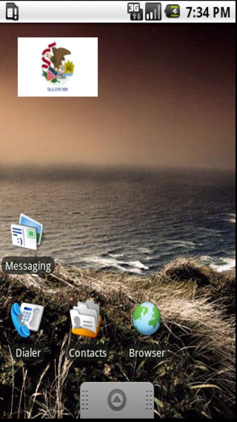 Illnois State Flag Widget Android Themes