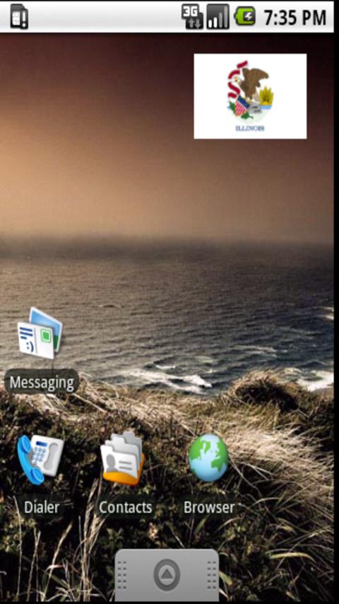 Illnois State Flag Widget Android Themes