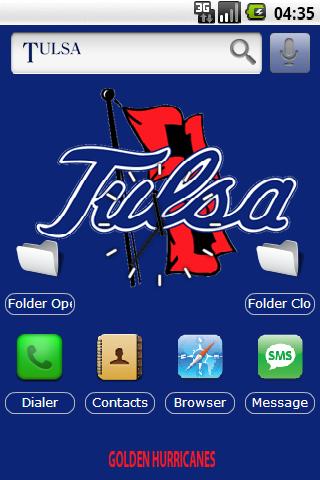 U. of Tulsa w/ iPhone icons