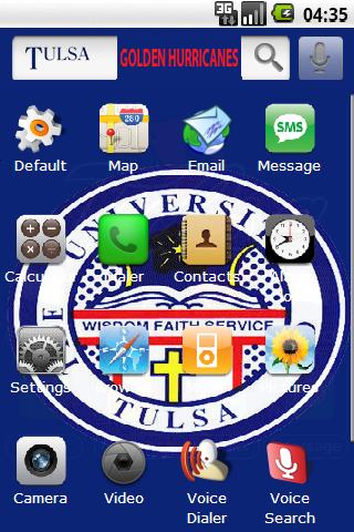 U. of Tulsa w/ iPhone icons Android Themes