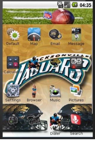 Jacksonville Jaguars 2010 Android Themes