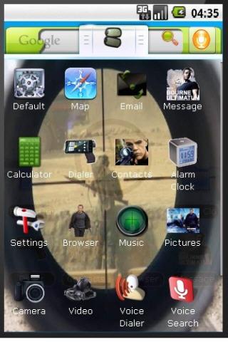 Bourne Identity Theme + Ring Android Themes