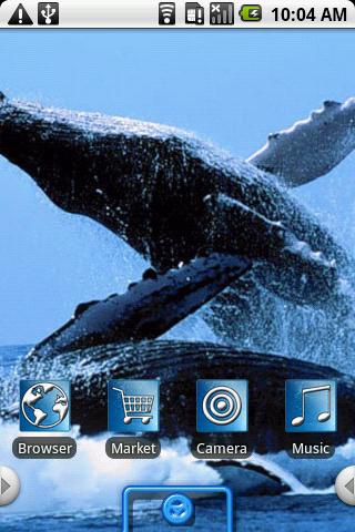 Beautiful Whales Android Personalization