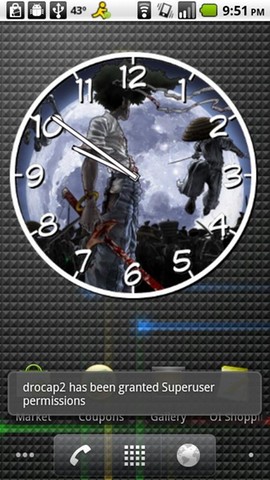 Afro Samurai Clock