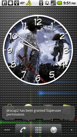 Afro Samurai Clock Android Themes