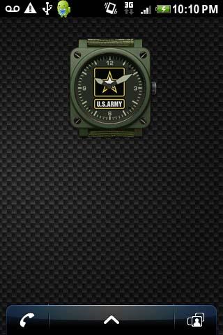 ARMY CLOCK WIDGET  Military