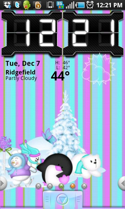Winterlicious Panda Theme Android Themes