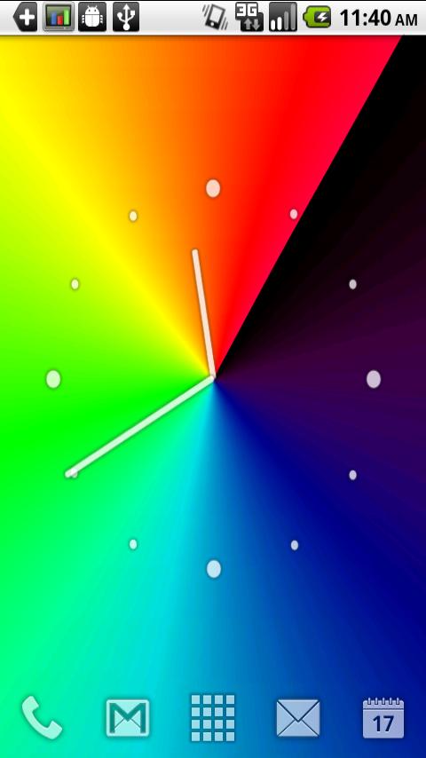 HueClock – Live Wallpaper Android Themes