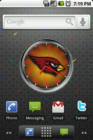 Cardinals Clock Widget Android Themes