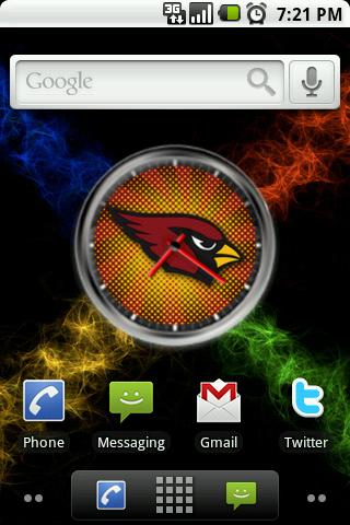 Cardinals Clock Widget Android Themes