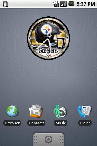 Pittsburgh Steelers Clock Widg Android Themes