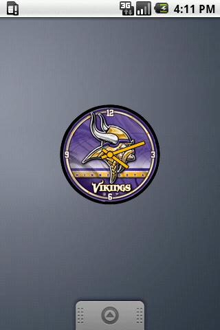 Minnesota Vikings Clock Android Themes