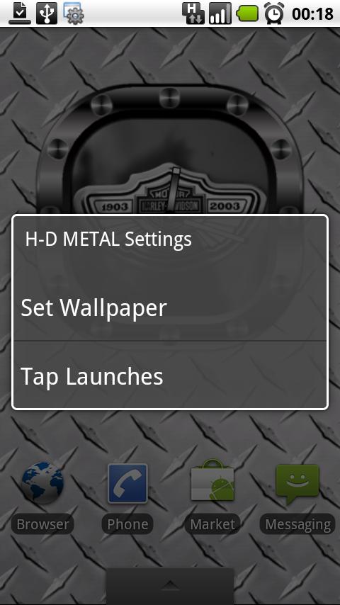 HARLEY DAVIDSON METAL Android Personalization