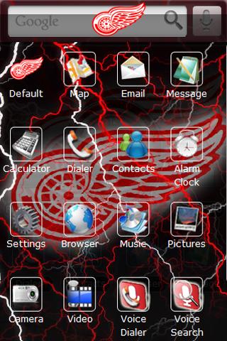 Detroit Red Wings Android Themes