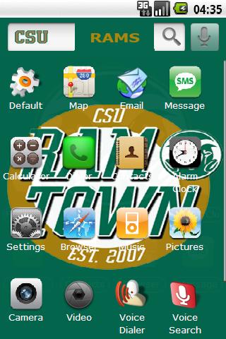 Colorado State U w/iPhone icon Android Themes