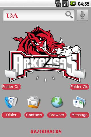 University of Arkansas Android Themes