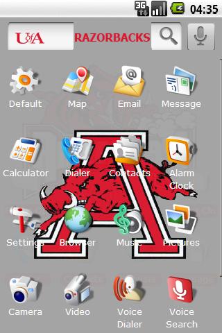 University of Arkansas Android Themes