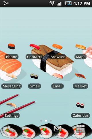 Sushi Sushi Theme Android Themes