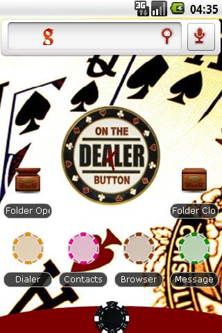 POKER THEME HOME PANDA Android Themes