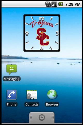 Southern Cal Trojans Clock Android Themes