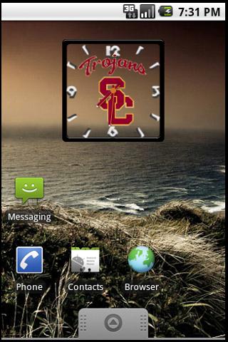 Southern Cal Trojans Clock Android Themes