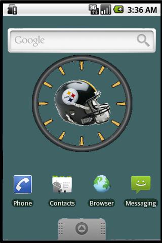 Steelers Helmet Clock Widget Android Themes