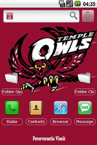 Temple Univ. w/iphone icons Android Themes