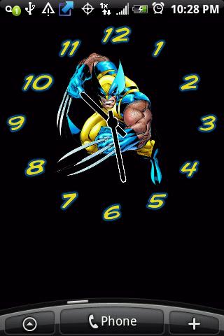 Wolverine Alarm Clock Widgets Android Themes