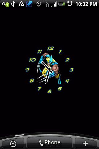 Wolverine Alarm Clock Widgets Android Themes