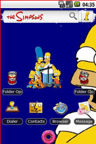 The Simpsons HD Android Themes