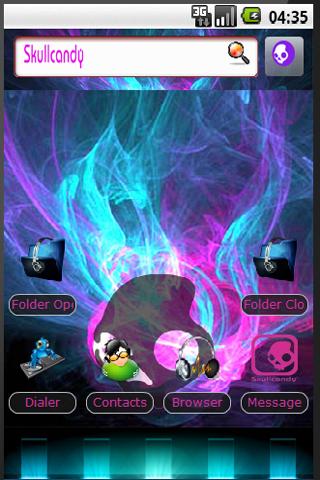 SkullCandy Girlz Android Themes