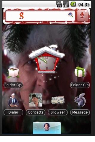 Christmas Vacation Theme Android Themes