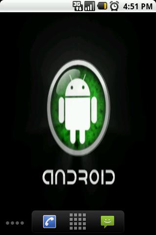 Spindroid Green Live Wallpaper Android Themes
