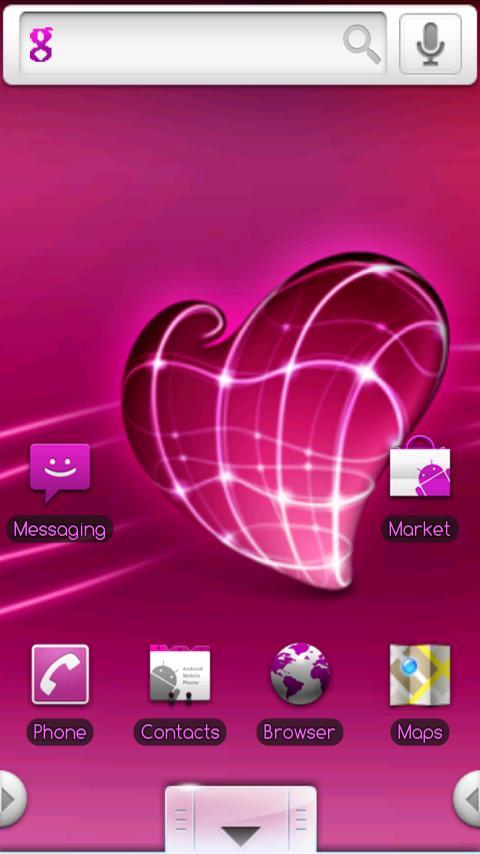 Precious Pink Theme Android Themes