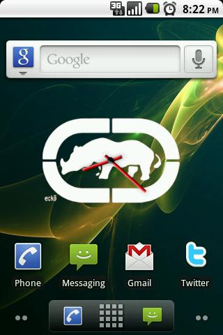 Ecko Big Clock Widget