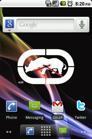 Ecko Big Clock Widget Android Themes