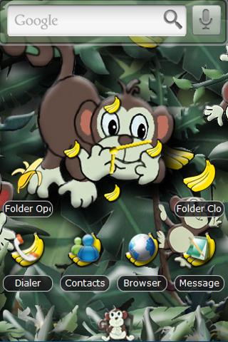 Monkey Fun Theme Android Themes