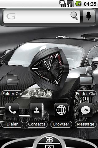 Bugatti Veyron Theme Android Personalization