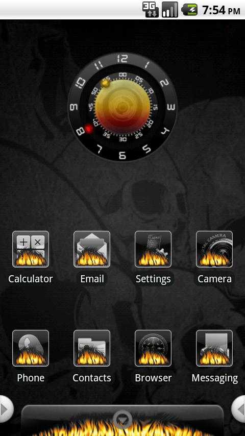 aHome/Open Home Hell HD2 Theme Android Themes