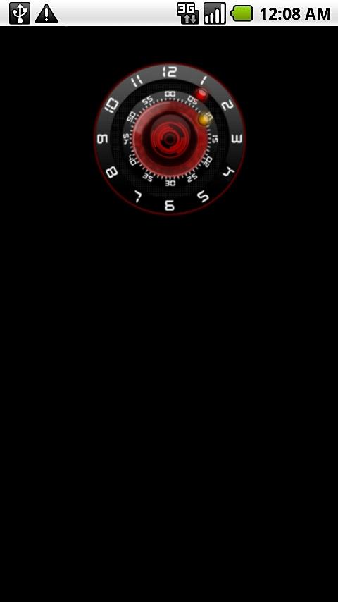 Future Droid X Clock Widget Android Themes